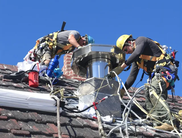 Protective chimney cap installed by Buckeye Chimney Sweep in Buckeye, AZ