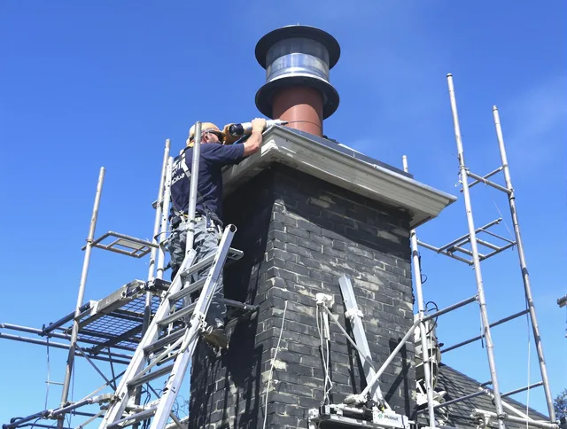 Sturdy chimney crown finished by Buckeye Chimney Sweep in Buckeye, AZ