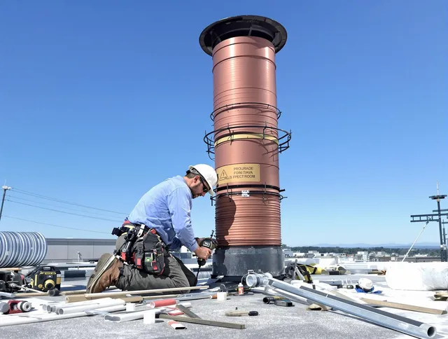 Installed chimney liner by Buckeye Chimney Sweep in Buckeye, AZ