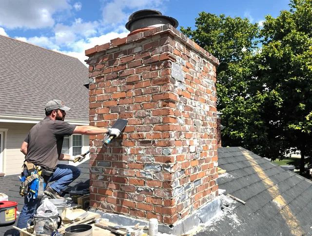 Completed chimney rebuild by Buckeye Chimney Sweep in Buckeye, AZ