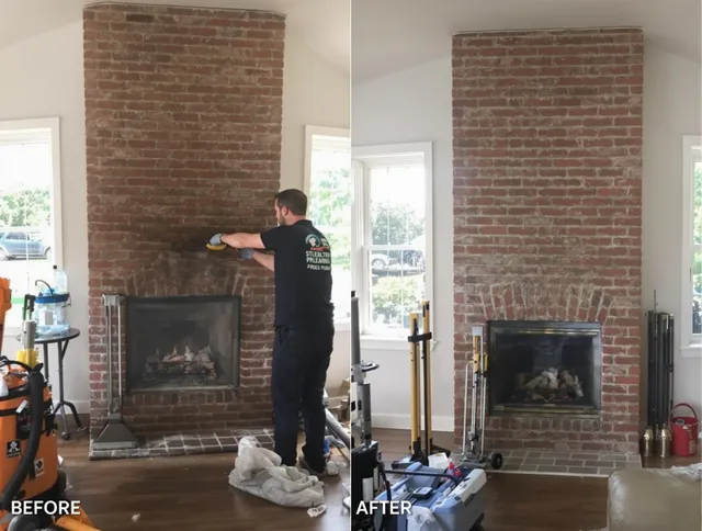 Finished chimney sweeping service by Buckeye Chimney Sweep in Buckeye, AZ