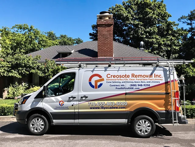 Buckeye Chimney Sweep technician removing creosote safely in Buckeye, AZ