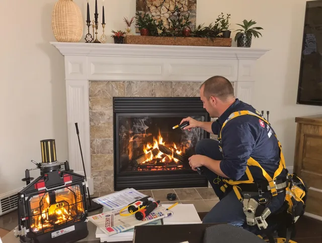 Safety-focused fireplace inspection by Buckeye Chimney Sweep in Buckeye, AZ