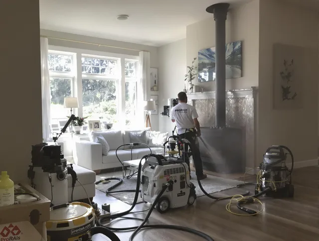 Soot removal service by Buckeye Chimney Sweep for a fireplace in Buckeye, AZ